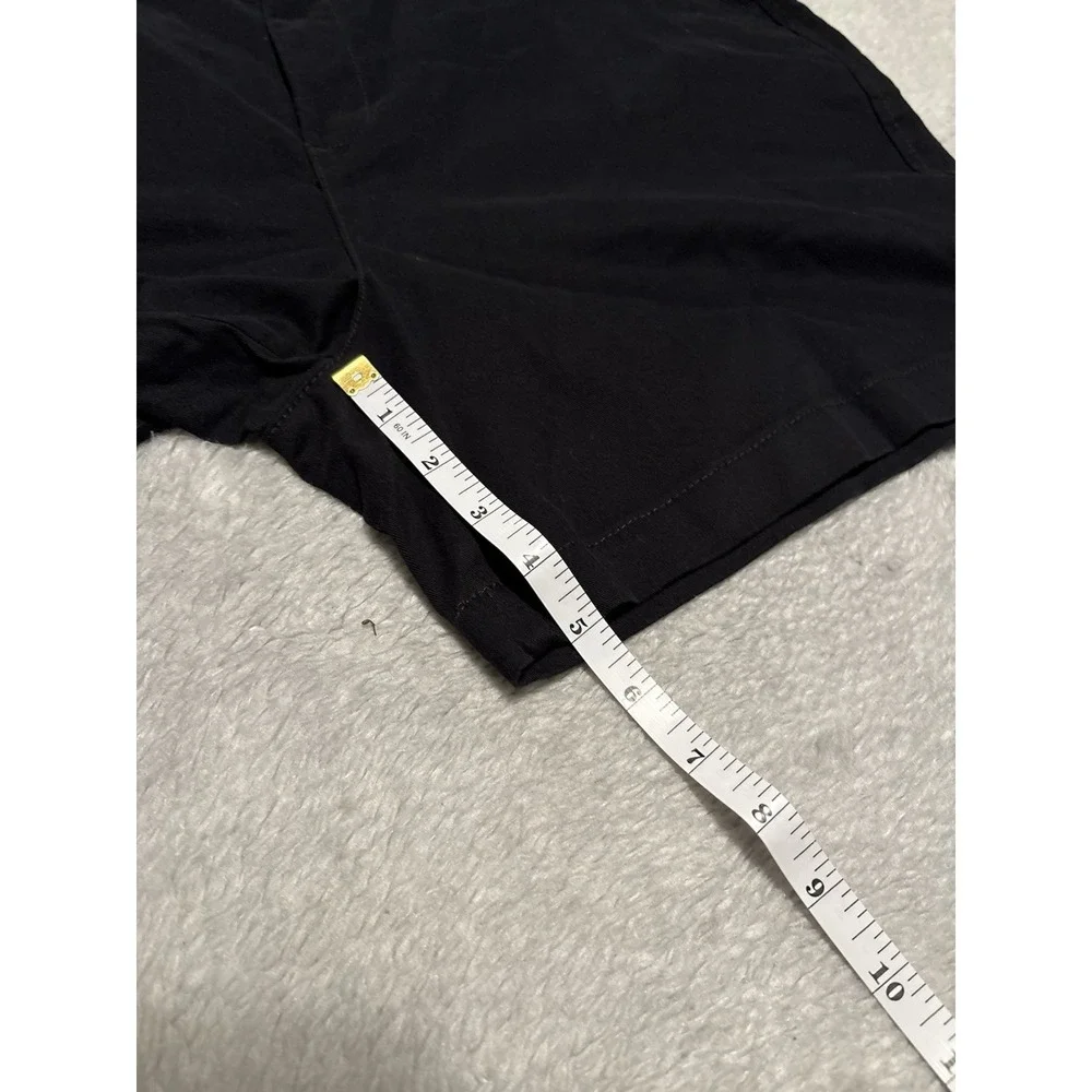 New Gloria Vanderbilt Women's Black Shorts Size 14 Mid Rise Stretch Twill‎ 5